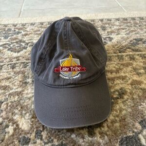 LAKE TRIBE BREWING COMPANY logo gray baseball cap hat